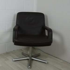 Walter Knoll chair in Chocolate leather