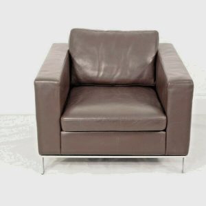 Pristine Walter Knoll Foster 503 chair in sumptuous Chocolate brown leather  | eBay