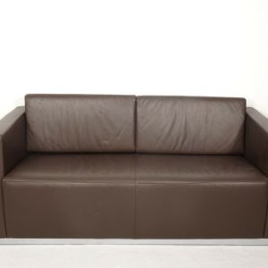 Walter Knoll Elton sofa in stunning Chocolate brown leather  | eBay