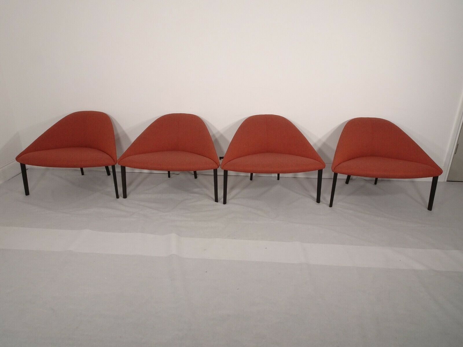 Immaculate set of 4 Arper Colina 4 legged lounge chairs in Camira fabric | eBay