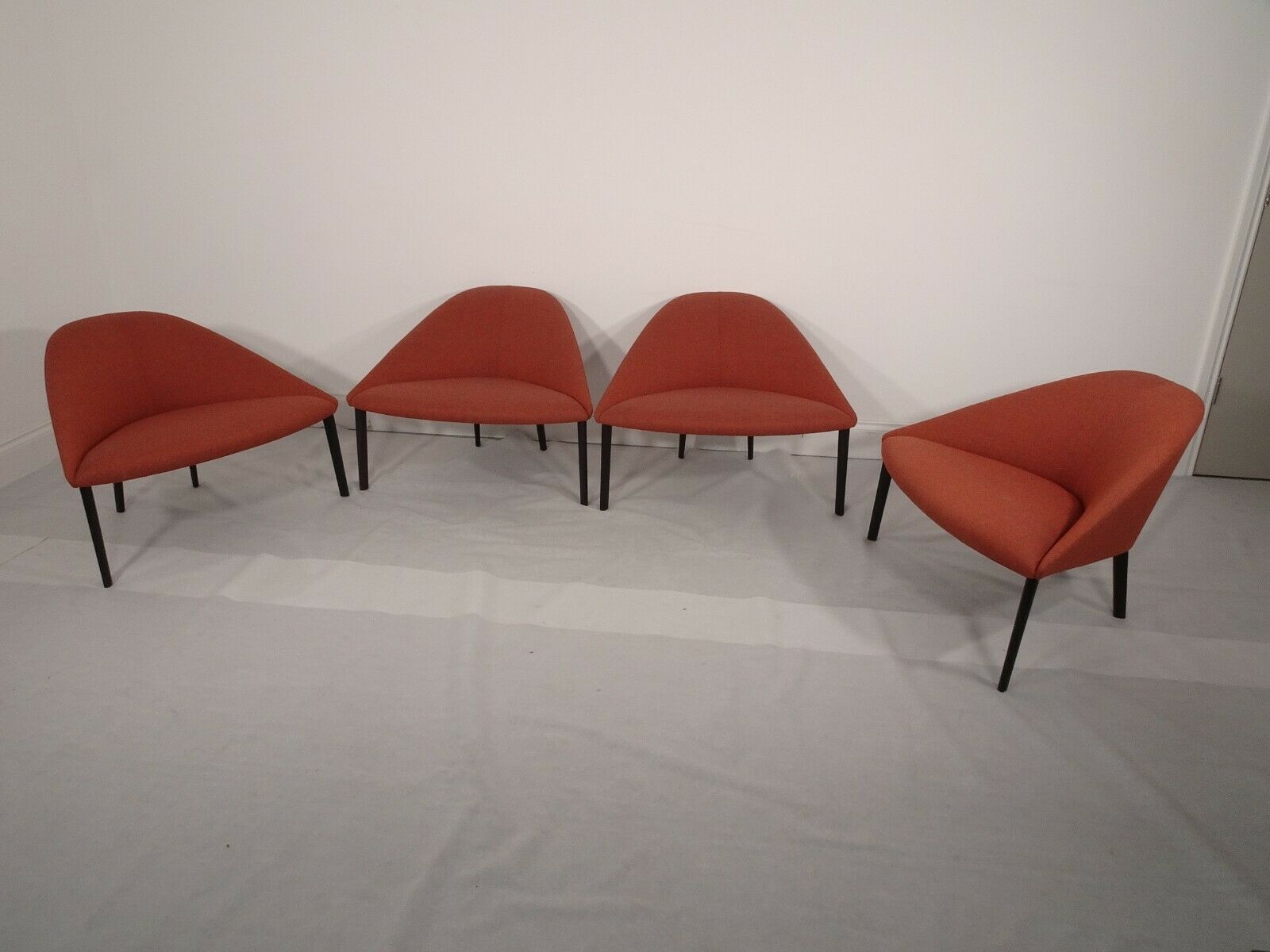 Immaculate set of 4 Arper Colina 4 legged lounge chairs in Camira fabric | eBay - Image 6