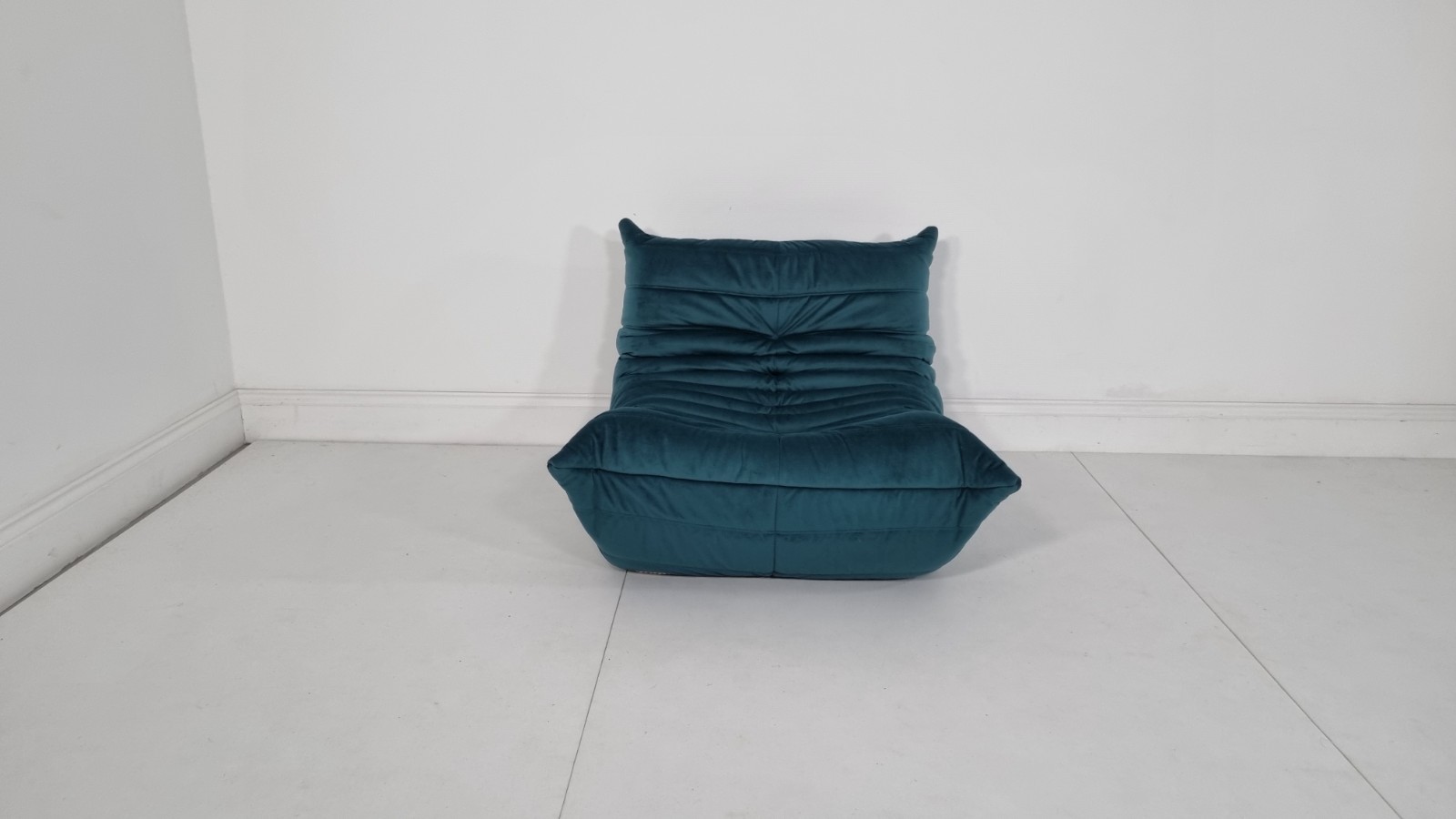 Ligne roset Togo chair in Teal velvet in immaculate condition | eBay UK - Image 2