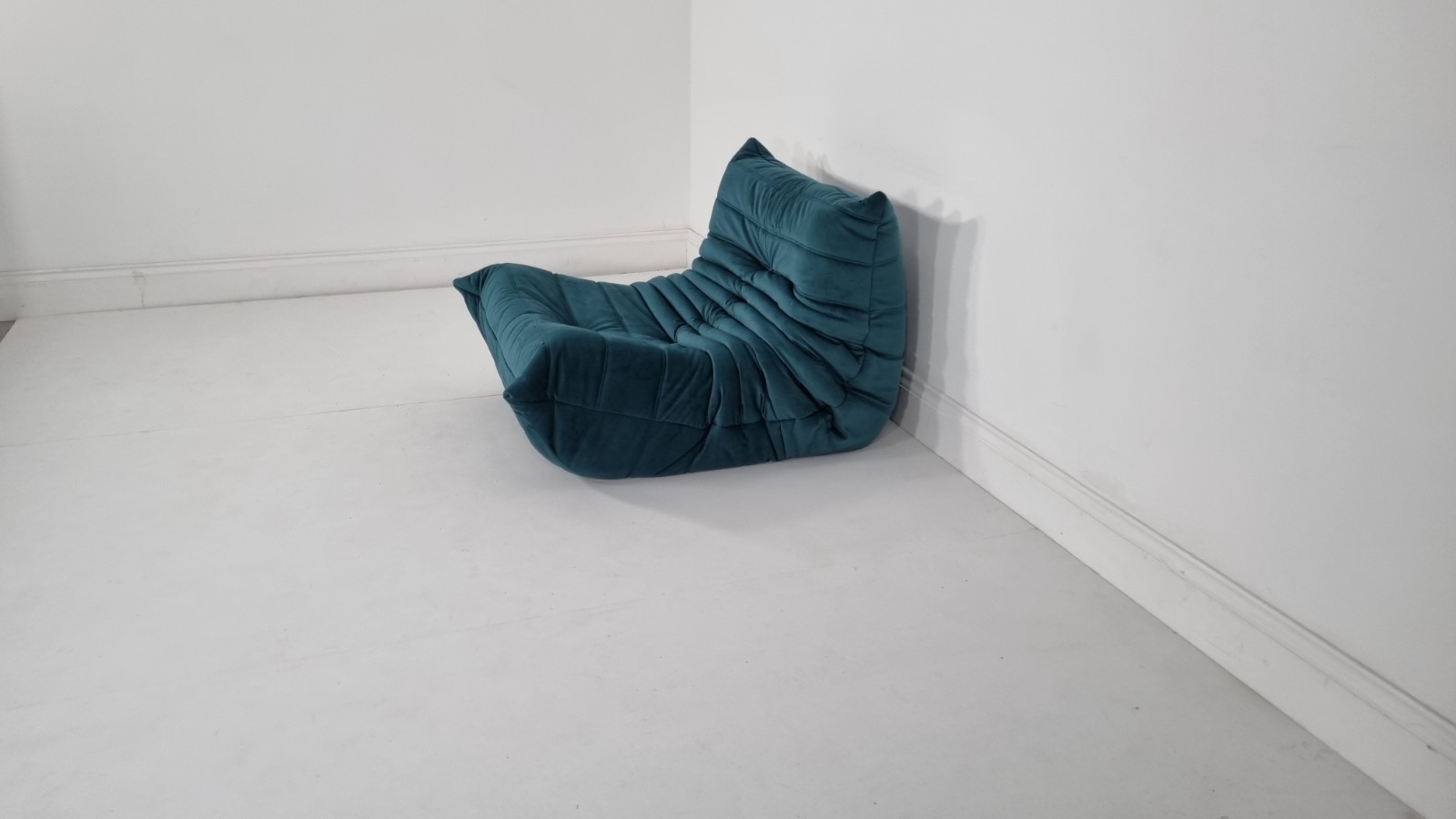 Ligne roset Togo chair in Teal velvet in immaculate condition | eBay UK - Image 5