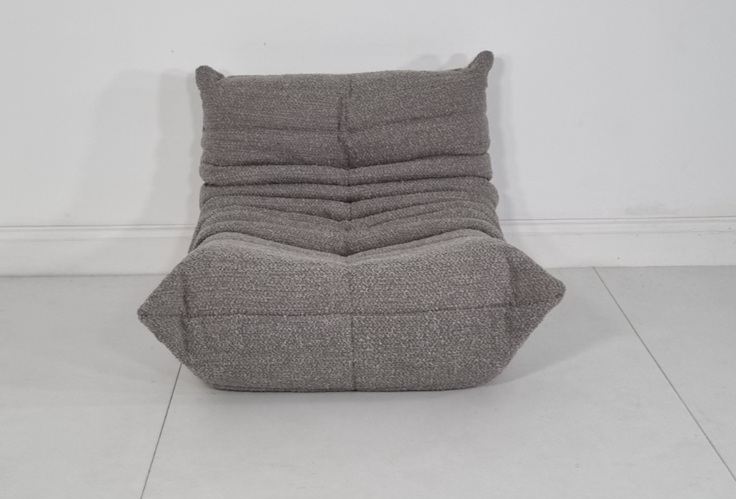 Ligne Roset Togo chair in grey boucle in immaculate condition | eBay UK