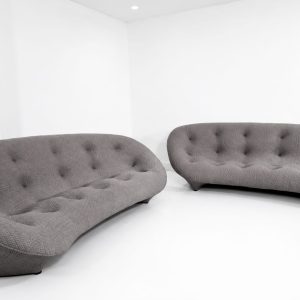 A stunning pair of Ligne Roset Ploum sofas in Appa Ulster grey in excellent cond | eBay UK
